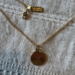 Kate Spade One In A Million R Initial Necklace
